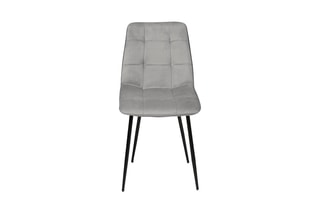 $2 chaises Linda - Gris clair