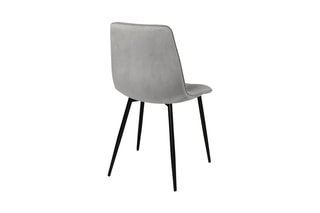$2 chaises Linda - Gris clair