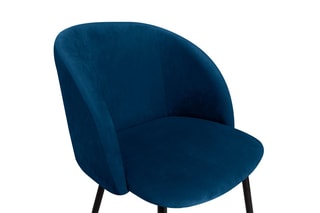 $2 chaises Nina -  Bleu canard