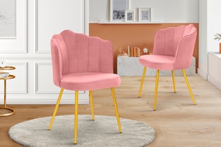 $2 chaises Arielle -  Rose