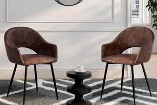 $2 chaises Rebecca - Marron