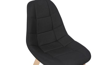 $2 chaises Gabriella - Noir et naturel