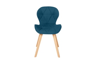 $2 chaises Gatsby - 
Bleu canard et naturel