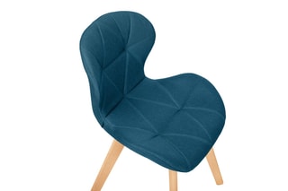 $2 chaises Gatsby - 
Bleu canard et naturel