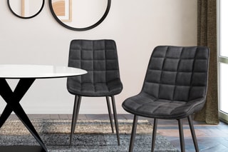 $2 chaises Melinda - Anthracite