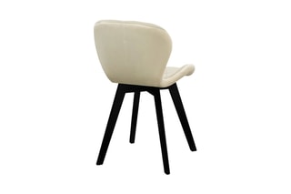 $2 chaises Daisy - Beige et noir