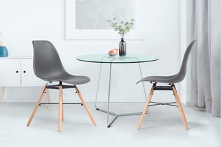 $2 chaises Arkken -  Gris et naturel