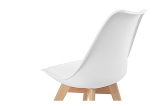 $2 chaises Nordia - Naturel et blanc