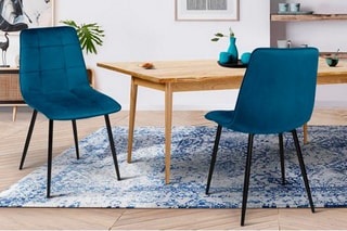 $2 chaises Linda - Bleu canard