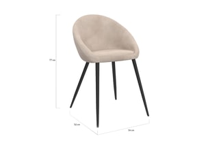 $2 chaises Dory - 54 x 77 x 52 cm