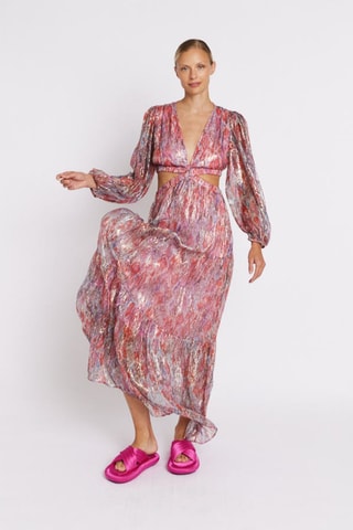 $Robe longue - Rose