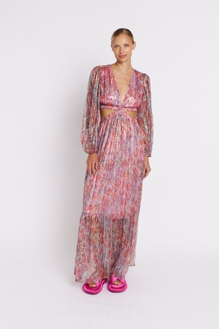 $Robe longue - Rose