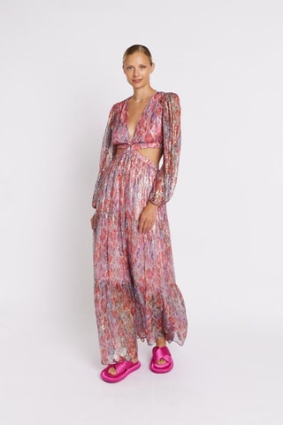 $Robe longue - Rose