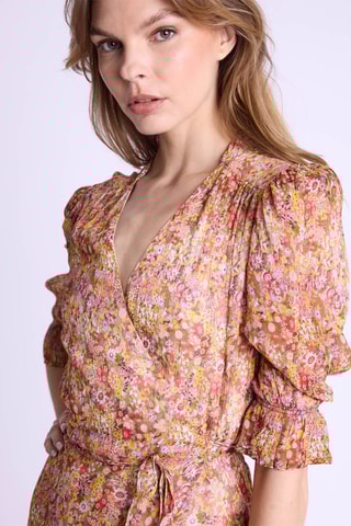 $Robe portefeuille - Rose