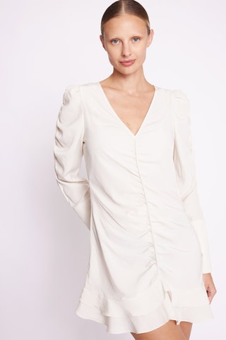 $Robe courte - Blanc