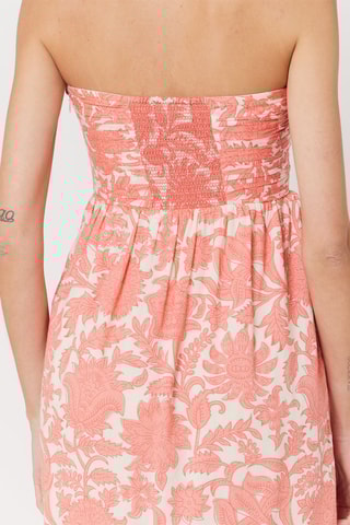 $Robe longue - Saumon