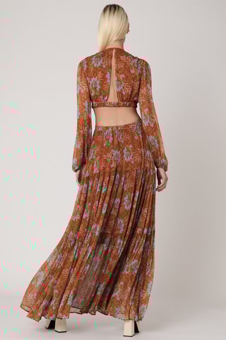 $Robe longue - Marron