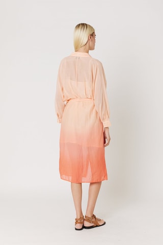 $Robe midi - Saumon