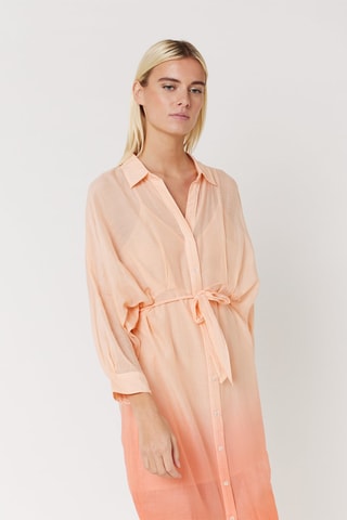 $Robe midi - Saumon