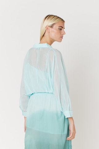 $Robe midi - Bleu