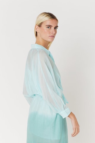 $Robe midi - Bleu