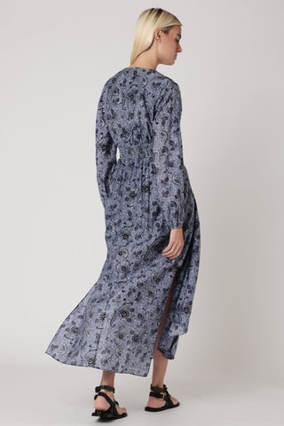 $Robe longue - Bleu