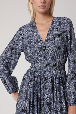 $Robe longue - Bleu