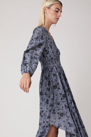 $Robe longue - Bleu