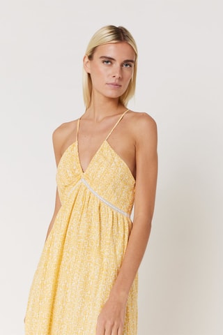 $Robe longue - Jaune