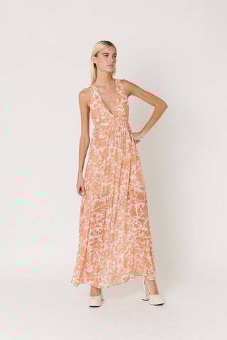 $Robe longue - Corail