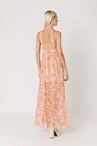 $Robe longue - Corail