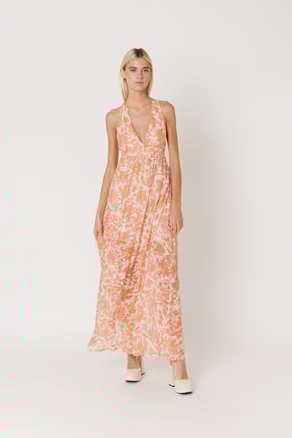 $Robe longue - Corail