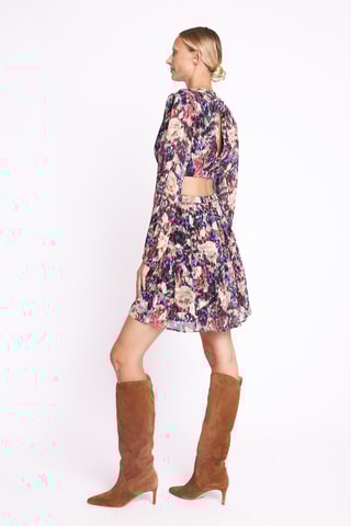 $Robe courte - Rose et bleu