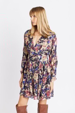 $Robe patineuse - Rose et bleu