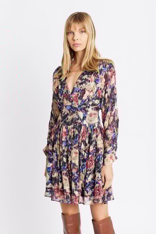 $Robe patineuse - Rose et bleu