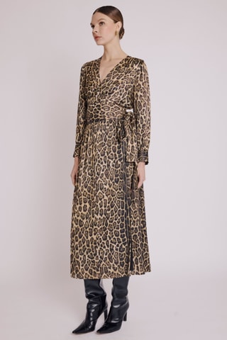 $Robe longue - Beige
