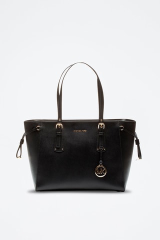 $Cabas en cuir - 
Noir