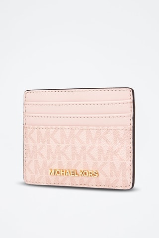 $Porte-cartes en cuir Jet Set - Rose