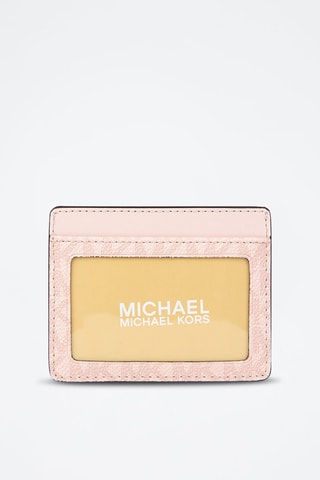 $Porte-cartes en cuir Jet Set - Rose