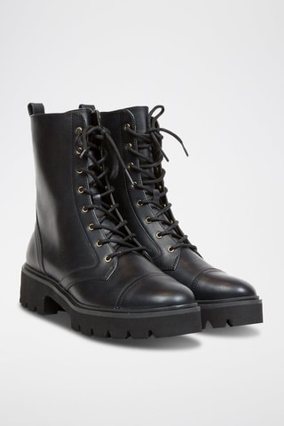 $Bottines Weiss - Noir