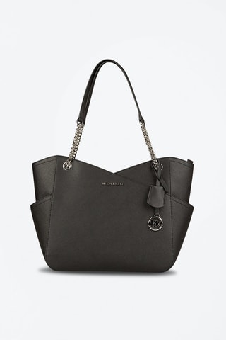 $Sac porté épaule en cuir - Noir
