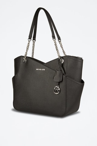 $Sac porté épaule en cuir - Noir