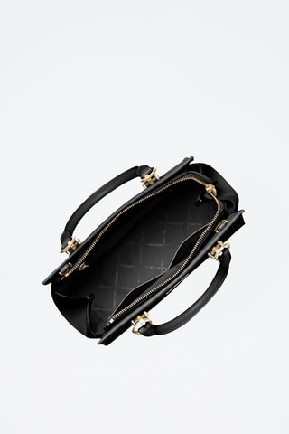 $Sac à main en cuir - Noir