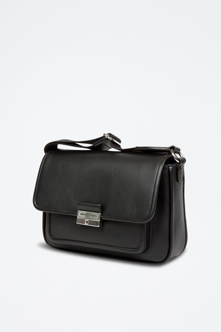 $Sac bandoulière en cuir Bradshaw - Noir