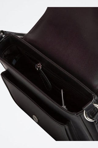 $Sac bandoulière en cuir Bradshaw - Noir