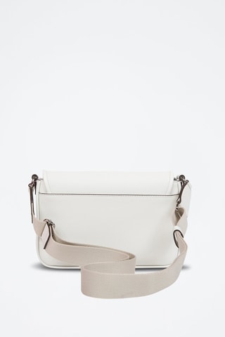 $Sac bandoulière en cuir Bradshaw - Blanc