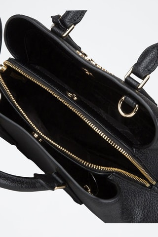 $Sac à main en cuir - Noir