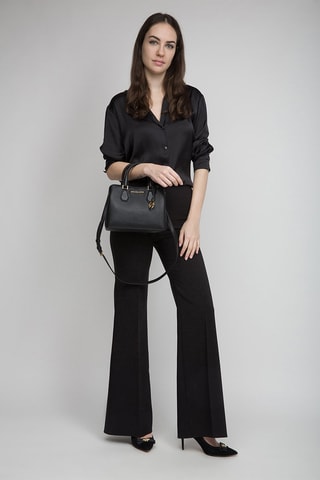 $Sac à main en cuir - Noir