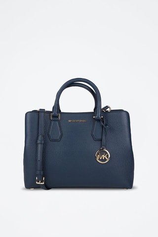 $Sac à main en cuir - Bleu