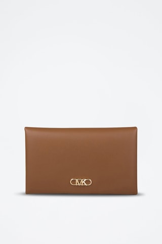 $Pochette en cuir - Marron